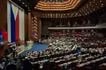 Members of the House of Representatives gather at Batasang Pambansa in Quezon City for the scheduled plenary discussion of the Articles of Impeachment filed against Vice President  Sara Duterte on May 11, 2026.   Jonathan Cellona, ABS-CBN News