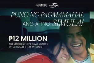 'Tayo Sa Wakas' earns P12 million in highest opening day gross for 2026