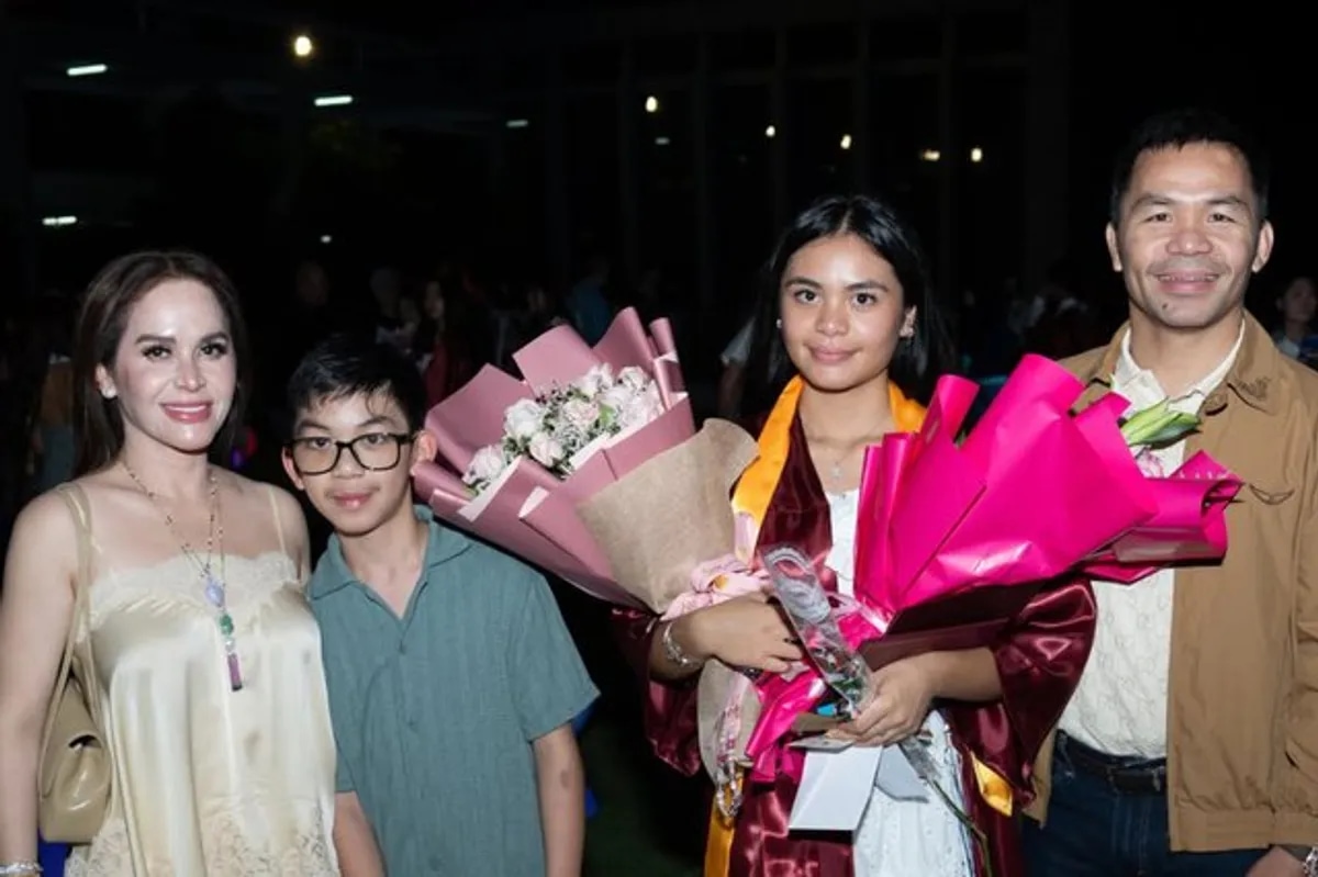 Jinkee and Manny Pacquiao’s daughter Queenie graduates from high school