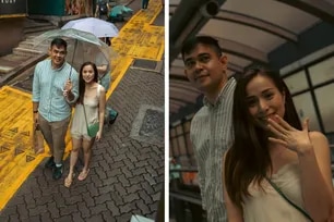 Cristine Reyes and Gio Tingson say political beliefs don’t get in the way of their love