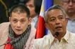 Sen. Robin Padilla (left) and Interior Secretary Jonvic Remulla. ABS-CBN file photos