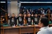 Senators Alan Peter Cayetano, Pia Cayetano, Imee Marcos, Rodante Marcoleta, and Robin Padilla, push through with their scheduled hearing, with 18 ex-Marines and their legal counsel as resource persons at the Senate plenary hall in Pasay City on June 4, 2026. Maria Tan, ABS-CBN News