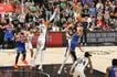 Jalen Brunson #11 of the New York Knicks drives to the basket during the game against the San Antonio Spurs during Game Two of the 2026 NBA Finals on June 5, 2026 at Frost Bank Center in San Antonio, Texas. Jesse D. Garrabrant, NBAE via Getty Images/AFP