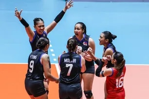 Alas Pilipinas Women at the 2026 AVC Women's Cup in Candon, Ilocos Sur on June 7, 2026. AVC photo