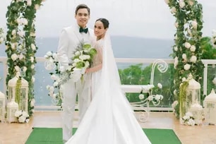 Jopay Paguia and husband Joshua Zamora
