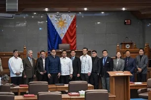 Senator Francis "Chiz" Escudero arrives at the Senate Plenary Hall on Wednesday, June 3, 2026, to attend the session, two days after members of the majority opted not to attend the session. Maria Tan, ABS-CBN News