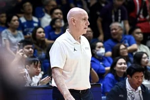 Ateneo de Manila University head coach Tab Baldwin in UAAP Season 88. File photo/UAAP Media.