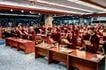 Senators formally convene as an impeachment court to try the complaints filed against Vice President Duterte at the Senate in Pasay City on May 18, 2026. Maria Tan, ABS-CBN News/File