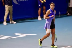 Colombian tennis player Camila Osorio face Alex Eala in the WTA 125 Philippine Women’s Open quarterfinals at the Rizal Memorial Tennis Center in Manila on January 29, 2026.