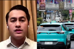 Prangkisa ng isang e-taxi operator suspendido matapos ang 'birthday-holdap' prank