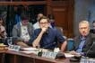 Senator Bam Aquino interpellates as the Senate Blue Ribbon Committee continues its probe into flood control projects on Thursday, September 18, 2025. Jonathan Cellona, ABS-CBN News/File