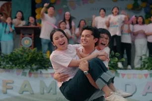 Kathryn Bernardo and James Reid in the teaser for 'Someone, Someday.' Screenshot
