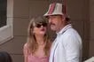 US singer-songwriter Taylor Swift (L) and US NFL football player Travis Kelce (R) attend the men's final match between Italy's Jannik Sinner and USA's Taylor Fritz on day fourteen of the US Open tennis tournament at the USTA Billie Jean King National Tennis Center in New York City, on September 8, 2024. Timothy A. Clary, AFP/File