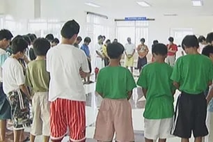 Children In Conflict With The Law at a Bahay Pag-asa.