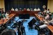 The House prosecution panel address the media following the second pre-trial proceedings of the impeachment case against Vice President Sara Duterte at the Senate of the Philippines on June 22, 2026. The panel provided updates on the day’s developments and outlined the next steps in the impeachment process. Maria Tan, ABS-CBN News