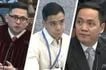 Sen. Bam Aquino, Atty. Carlo Joaquin Narvasa of the defense team and Atty. Amando Virgil Ligutan — counsel for the prosecution. Composite photo