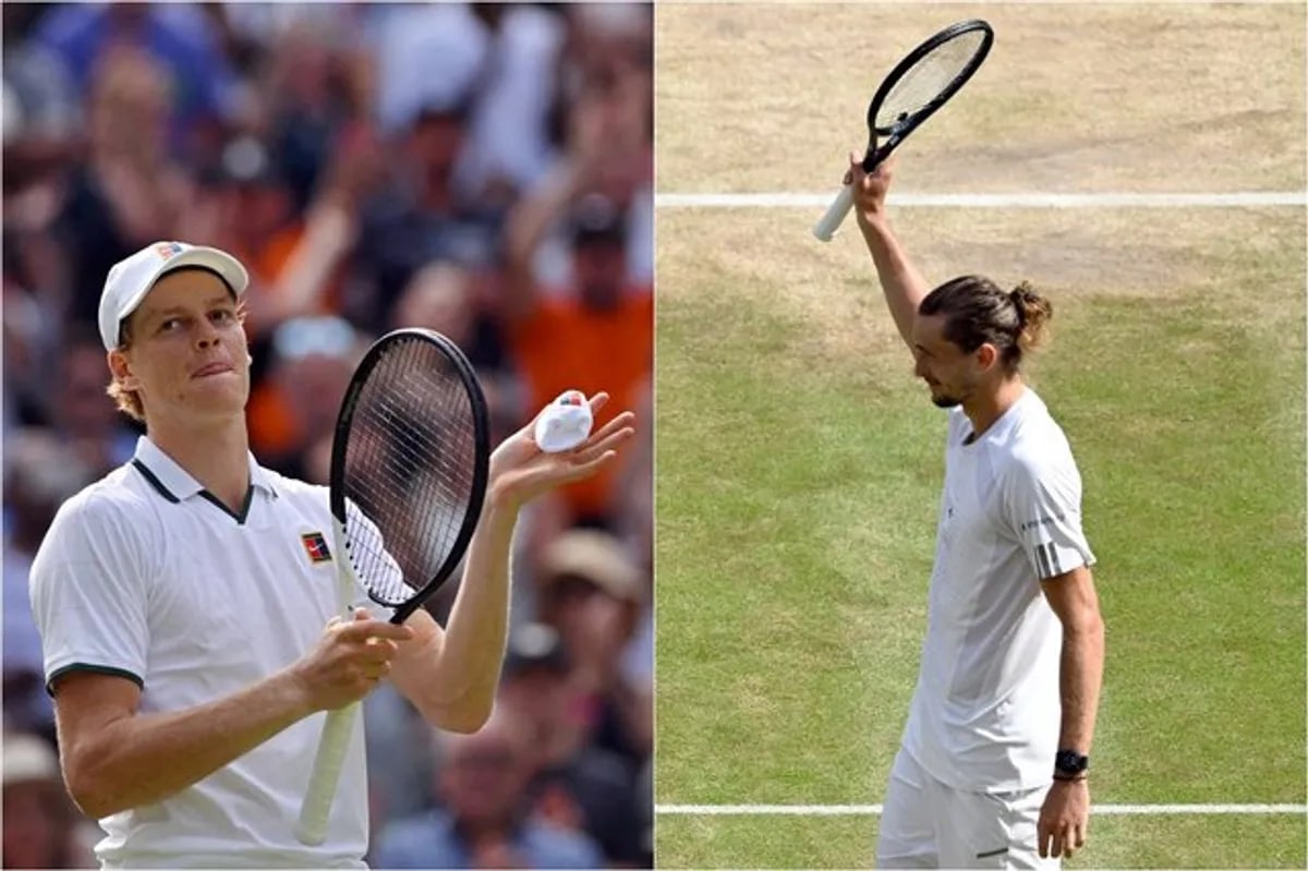 Tennis: Sinner, Zverev power into Wimbledon final