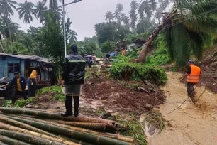 Landslide in Lanao del Sur due to Typhoon "Inday." Contributed photo