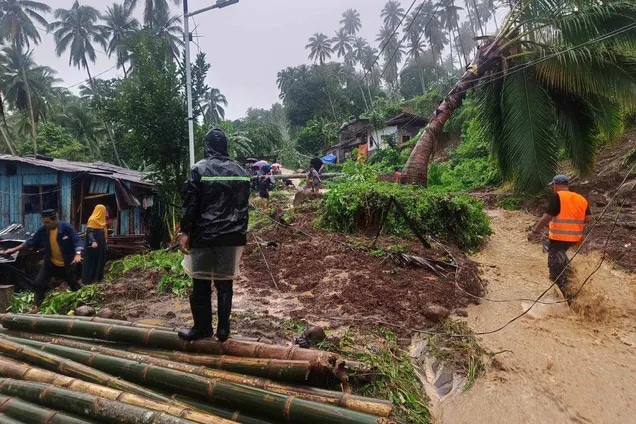 Landslide in Lanao del Sur due to Typhoon "Inday." Contributed photo