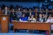 The House prosecution panel presents NBI Senior Agent John Mark Calilung, from the Cybercrime Investigation Unit, to testify on the Article IV charges of culpable violation of the Constitution, high crimes, and betrayal of public trust during the impeachment trial of Vice President Sara Duterte on July 7, 2026. Joseph B. Vidal, Senate Social Media Unit