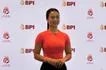 Filipina tennis star Alex Eala during a press conference with BPI in Makati On Tuesday, July 14, 2026. Rom Anzures, ABS-CBN News.