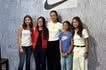 Alex Eala meets aspiring tennis players at the 'Play Mind Games' exclusive meet and greet at Nike Fort on Monday. Rom Anzures, ABS-CBN News