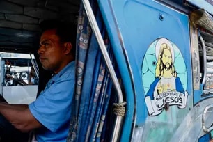 Jeepneys remain parked silent rows as drivers wait for their turn to ferry passengers at a terminal in Baclaran, Pasay City, on March 23, 2026. For the second consecutive week since fuel prices began their sharp ascent, drivers have largely abandoned active cruising in favor of the "pila" (queuing) system—a tactical shift to minimize fuel consumption and combat the relentless surge in diesel costs. Jonathan Cellona, ABS-CBN News