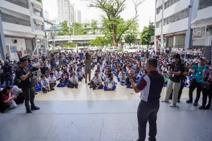The Department of Education pilots nationwide active threat simulation drills to stress-test emergency response protocols and bolster campus security. Handout/DepEd