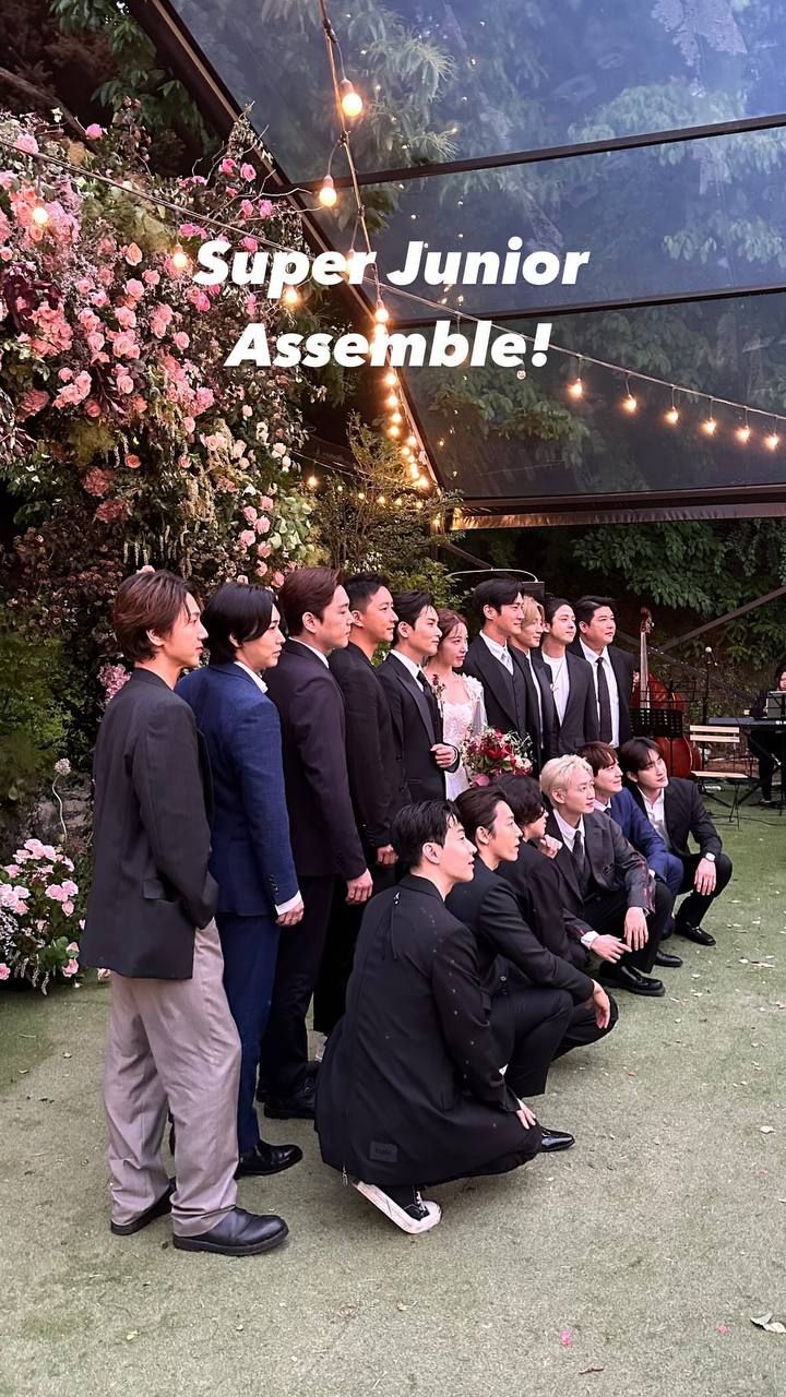 Assemble!': Super Junior members reunite for Ryeowook's wedding | ABS-CBN  Entertainment, image size:720x1280