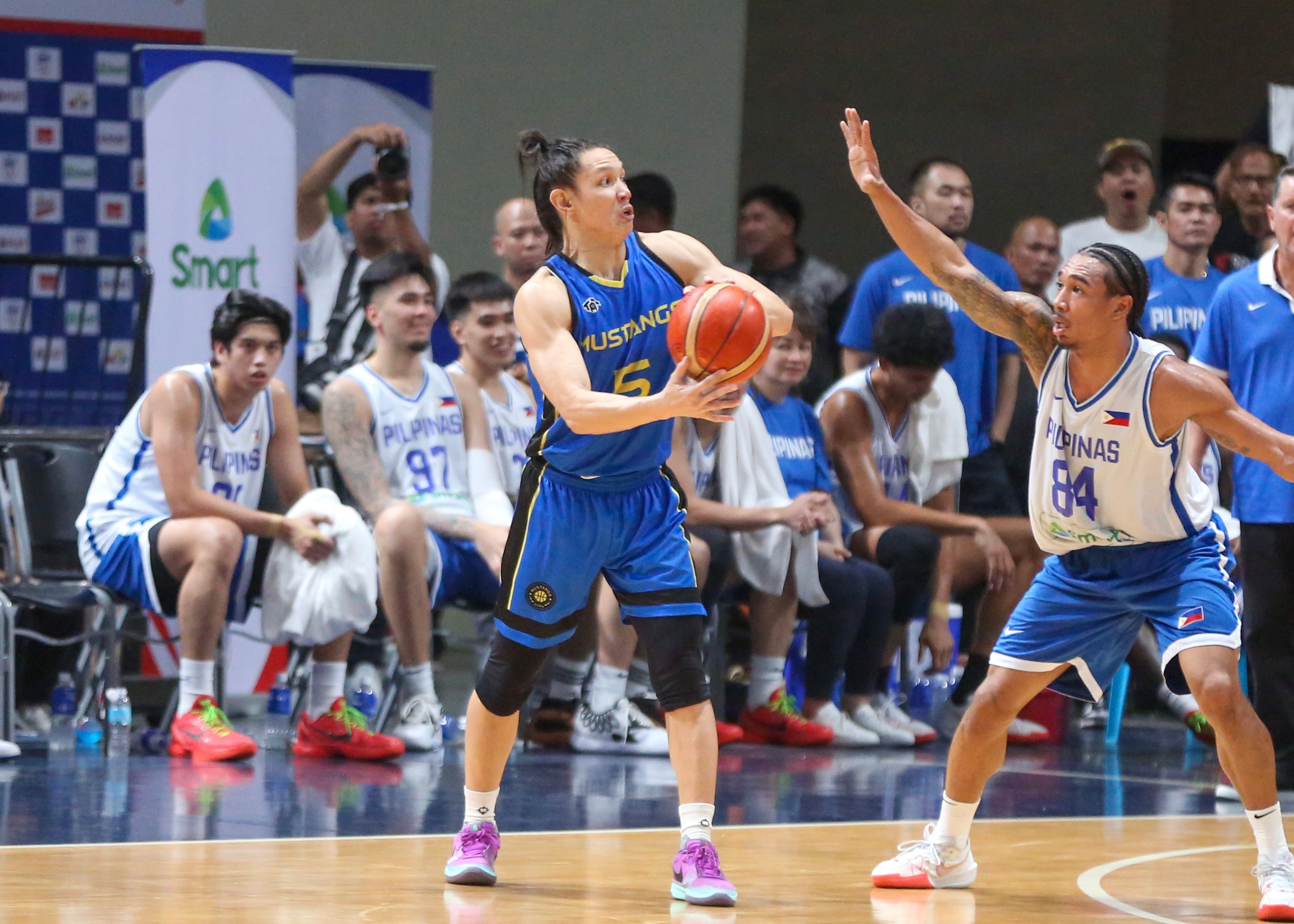 Taiwan Mustang's Alex Cabagnot against Gilas Pilipinas. Photo by Jonathan Cellona, ABS-CBN News