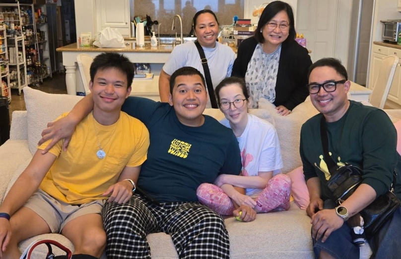 Jed Madela pays visit to Kris Aquino, her sons in US | ABS-CBN Entertainment