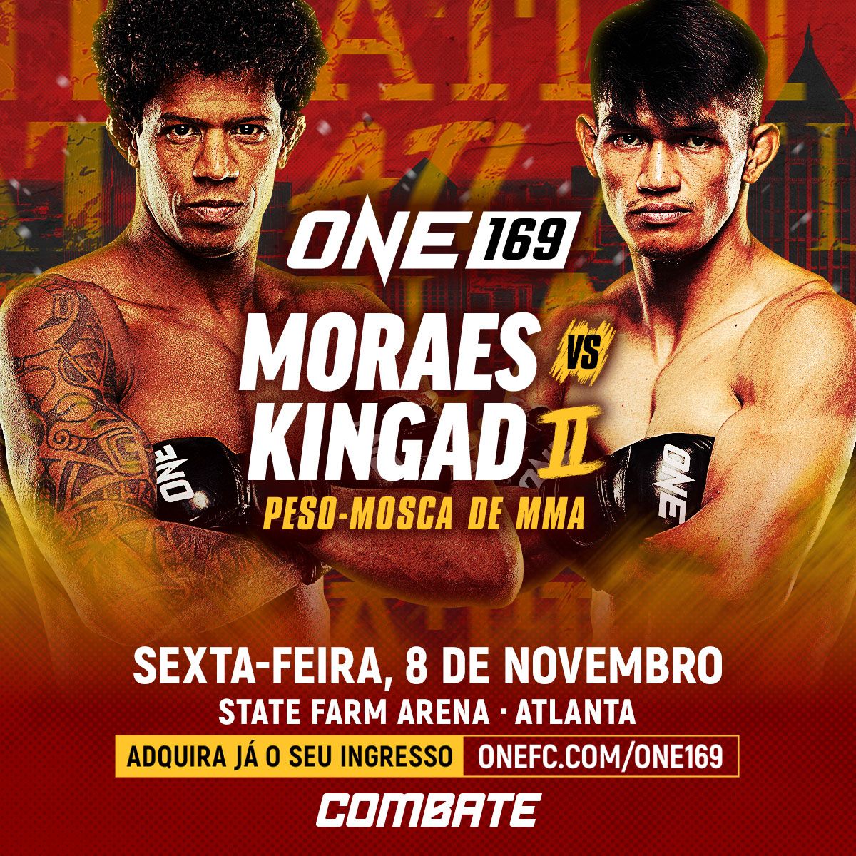 Danny Kingad vs Adriano Moraes at ONE 169. Handout/ONE Championship