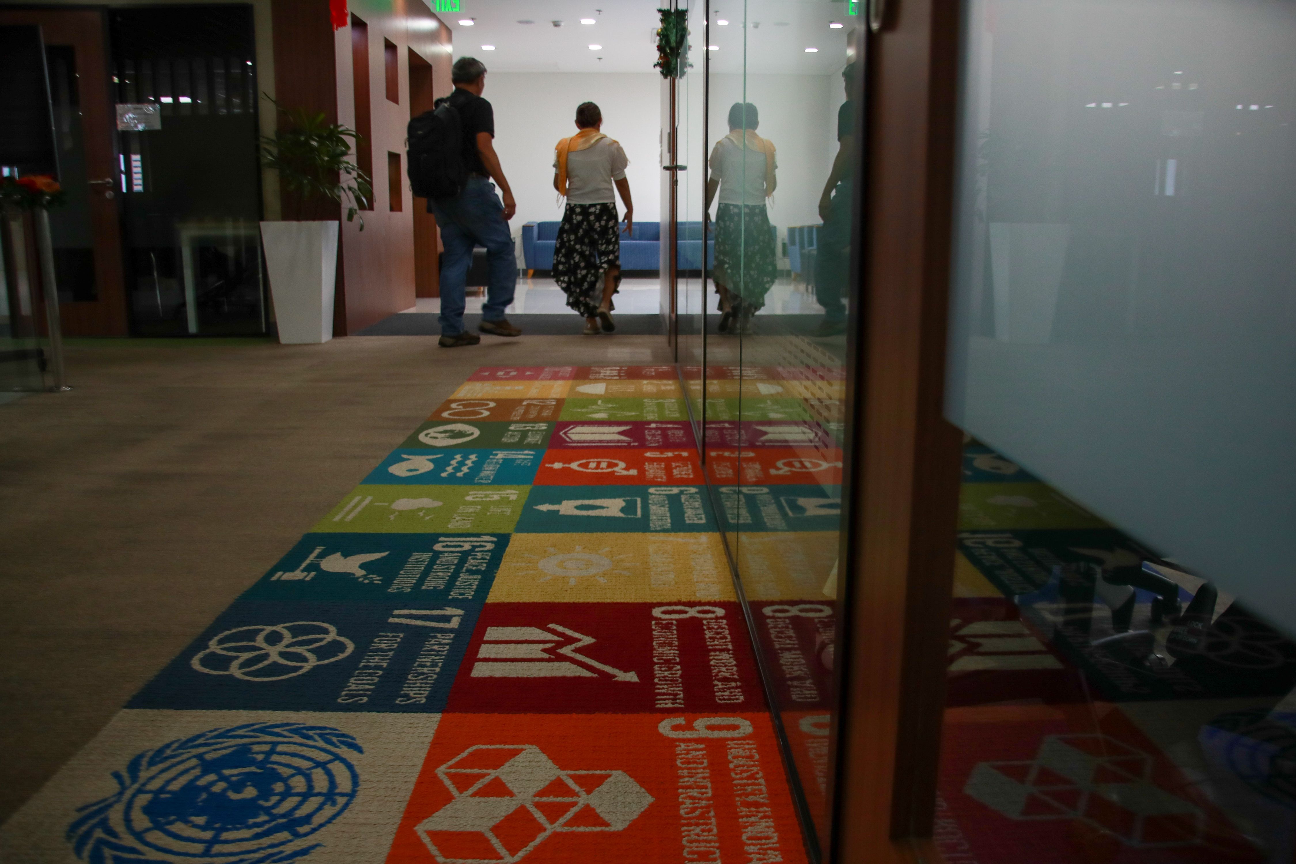 United Nations (UN) Special Rapporteur on the promotion and protection of human rights Ian Fry speaks with members of press during a briefing at the UN House in Mandaluyong City on November 15, 2023. Jonathan Cellona, ABS-CBN News/File