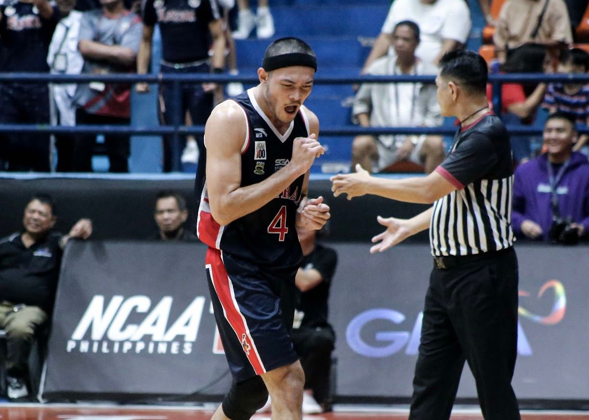 Letran’s Kevin Santos. Photo from NCAA Philippines.