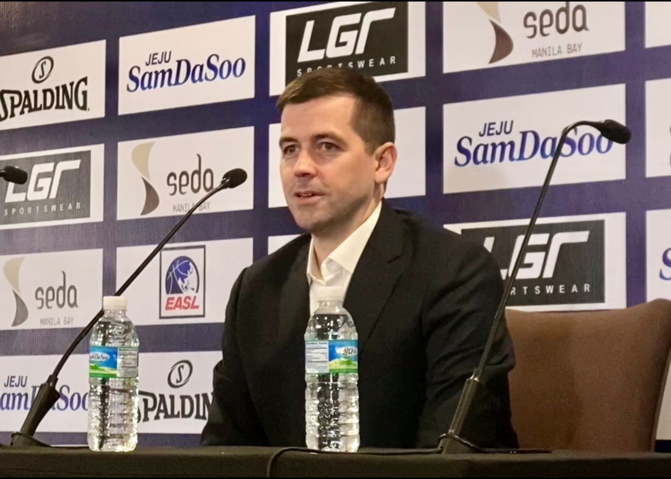 East Asia Super League (EASL) Chief Operation Officer Henry Kerins. Photo from Rom Anzures, ABS-CBN News.