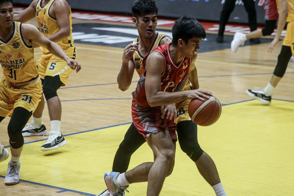  LPU's in action. Photo from GMA/NCAA Philippines