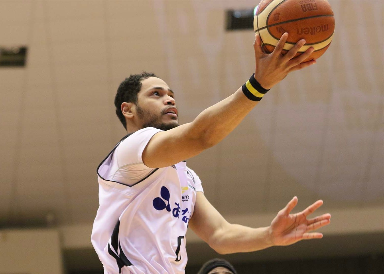 Yamagata Wyverns’ Roosevelt Adams. Photo from Japan B.League.
