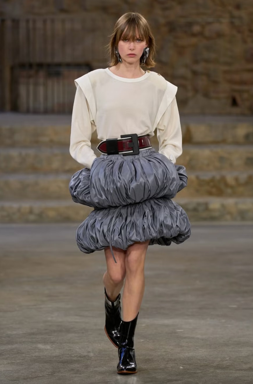 翌日発送THE TOE かたづける VENICE BALLOON SKIRT ホワイト