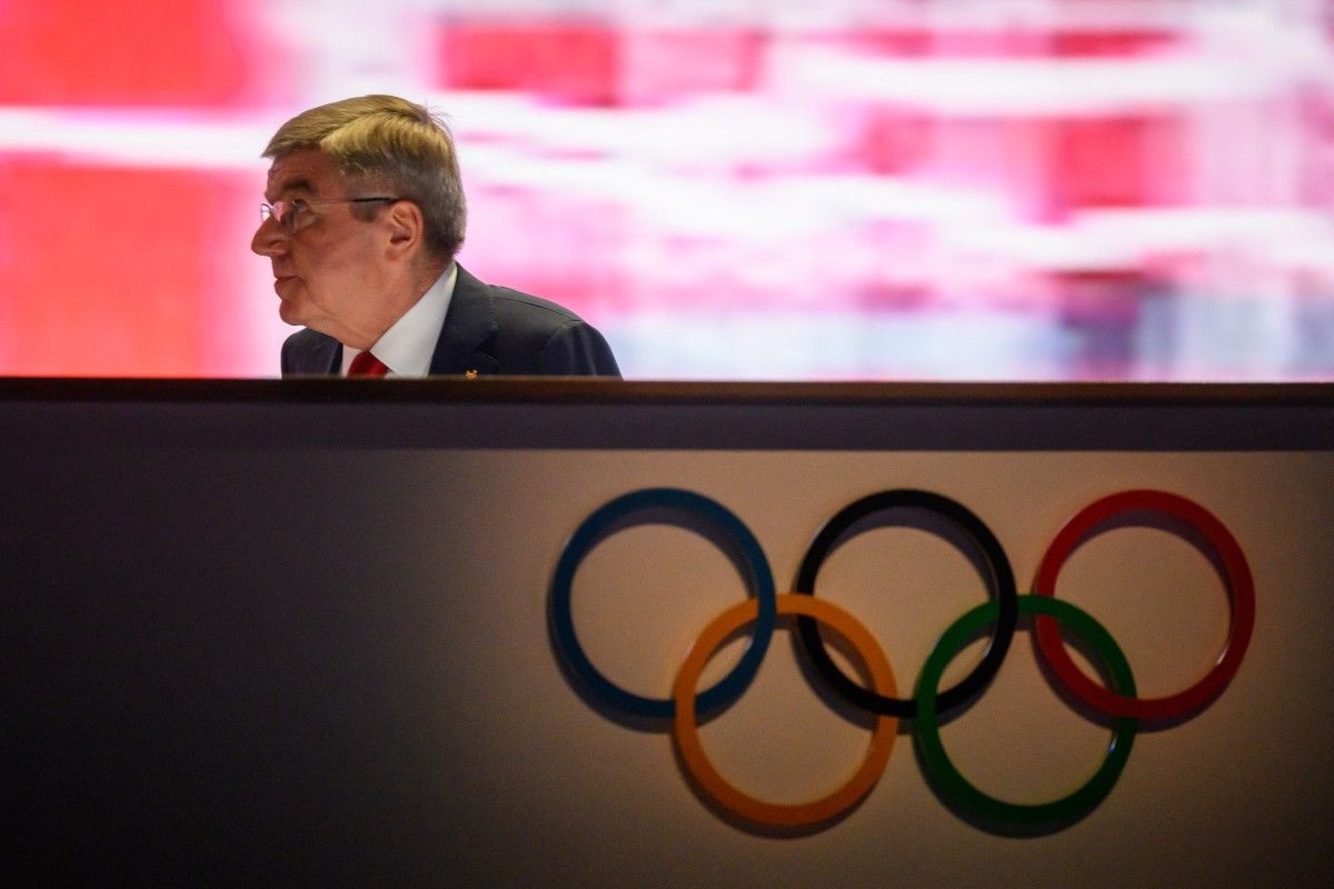 International Olympic Committe (IOC) President Thomas Bach  attends the first day of the 142nd IOC Session, three days ahead of the start of the Paris 2024 Olympic Games, in Paris on July 23, 2024. Fabrice Coffrini, AFP/File