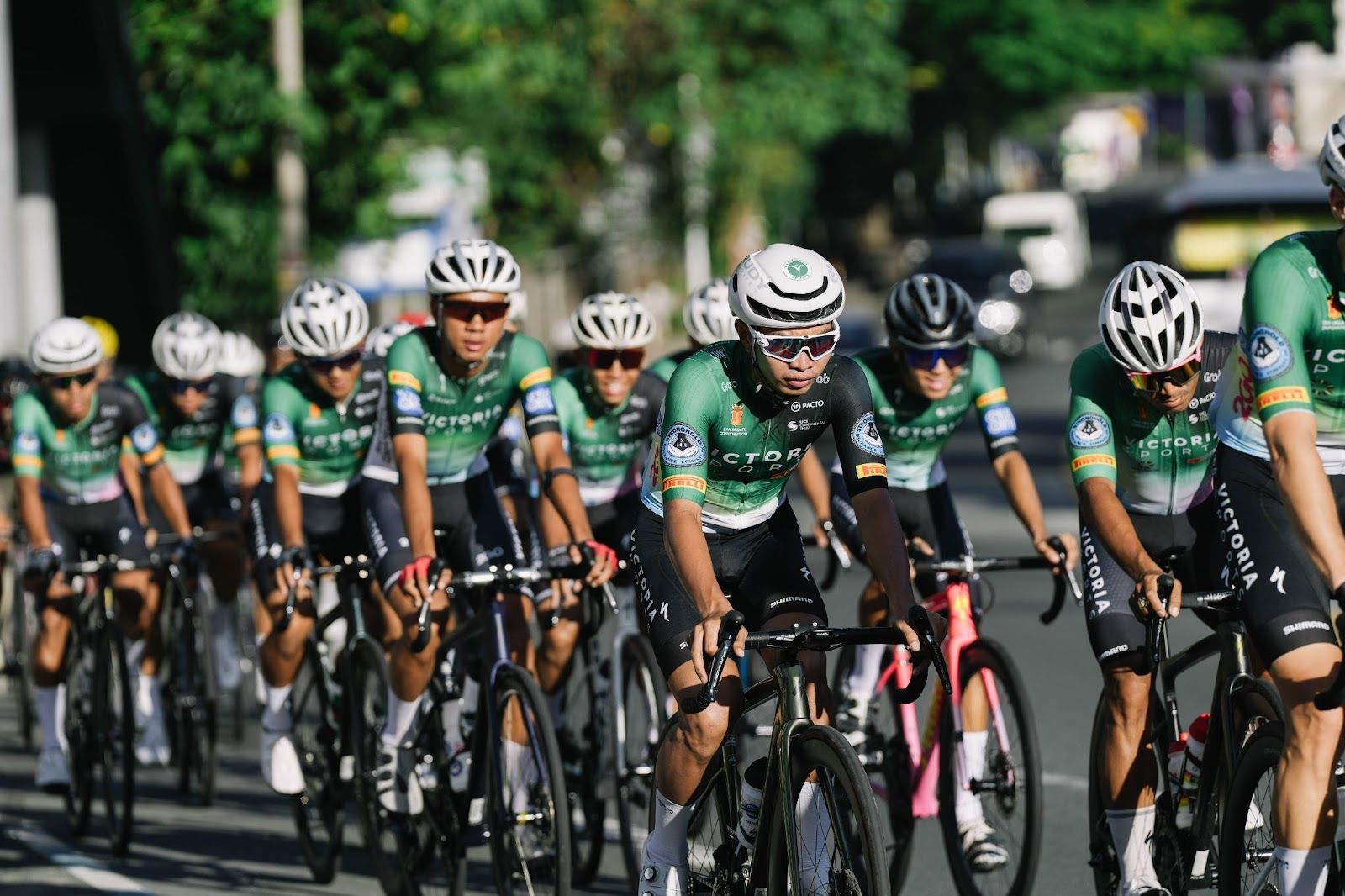 Cyclists of the Victoria Sports Pro Cycling  team during Social Ride last March 12, 2025. Handout/VSPC