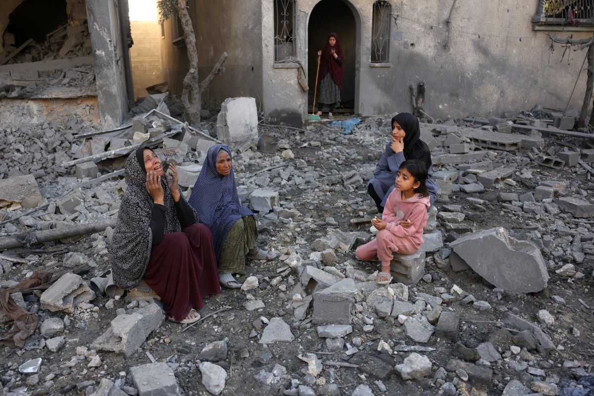 Palestinians react at the site of an overnight Israeli strike, in Jabalia in the central Gaza Strip, on May 30, 2025, amid the war between Israel and the Palestinian Hamas militant movement. Bashar Taleb, AFP/File