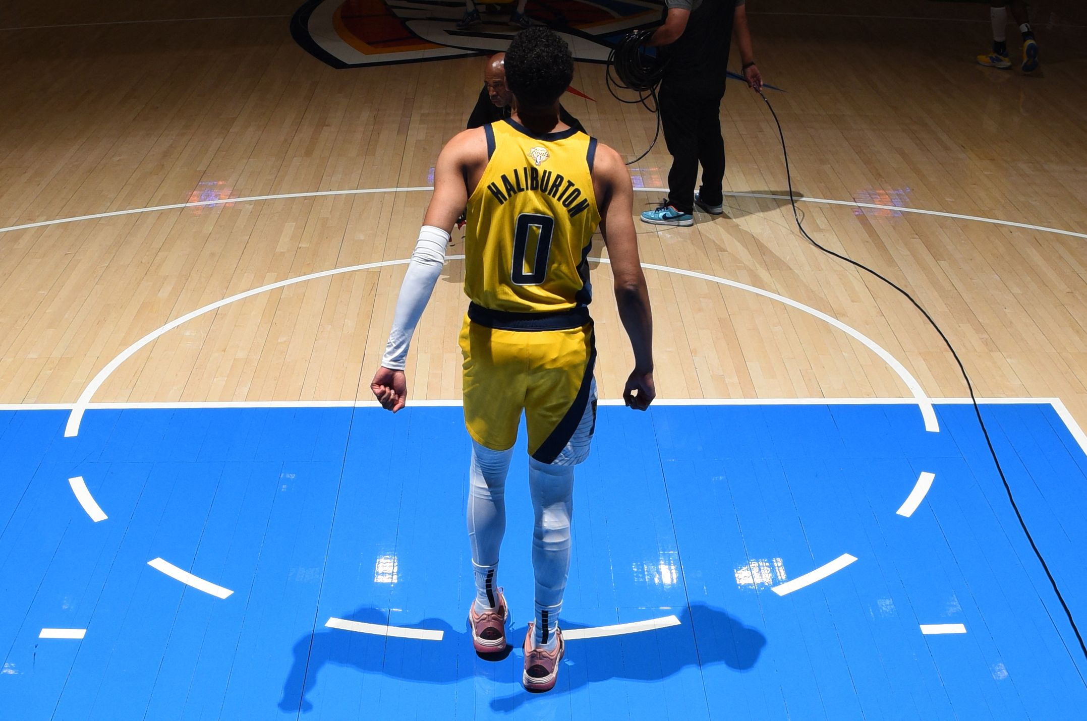 Haliburton joins NBA stars with torn Achilles tendon in playoffs