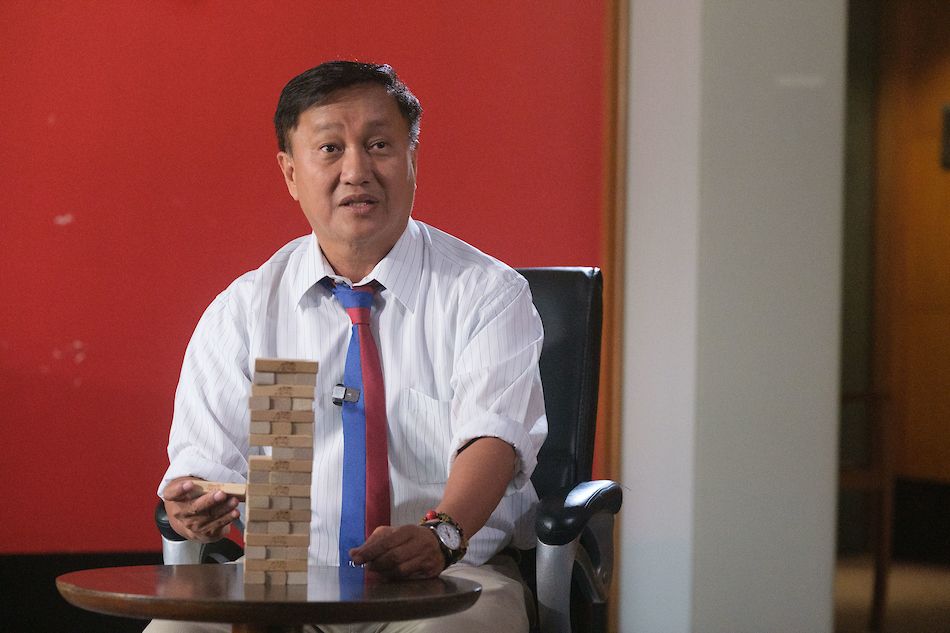 Former senator Francis Tolentino during Harapan 2025 at the ABS-CBN compound in Quezon City on March 25, 2025. Alexis Carlo Corpuz, ABS-CBN News
