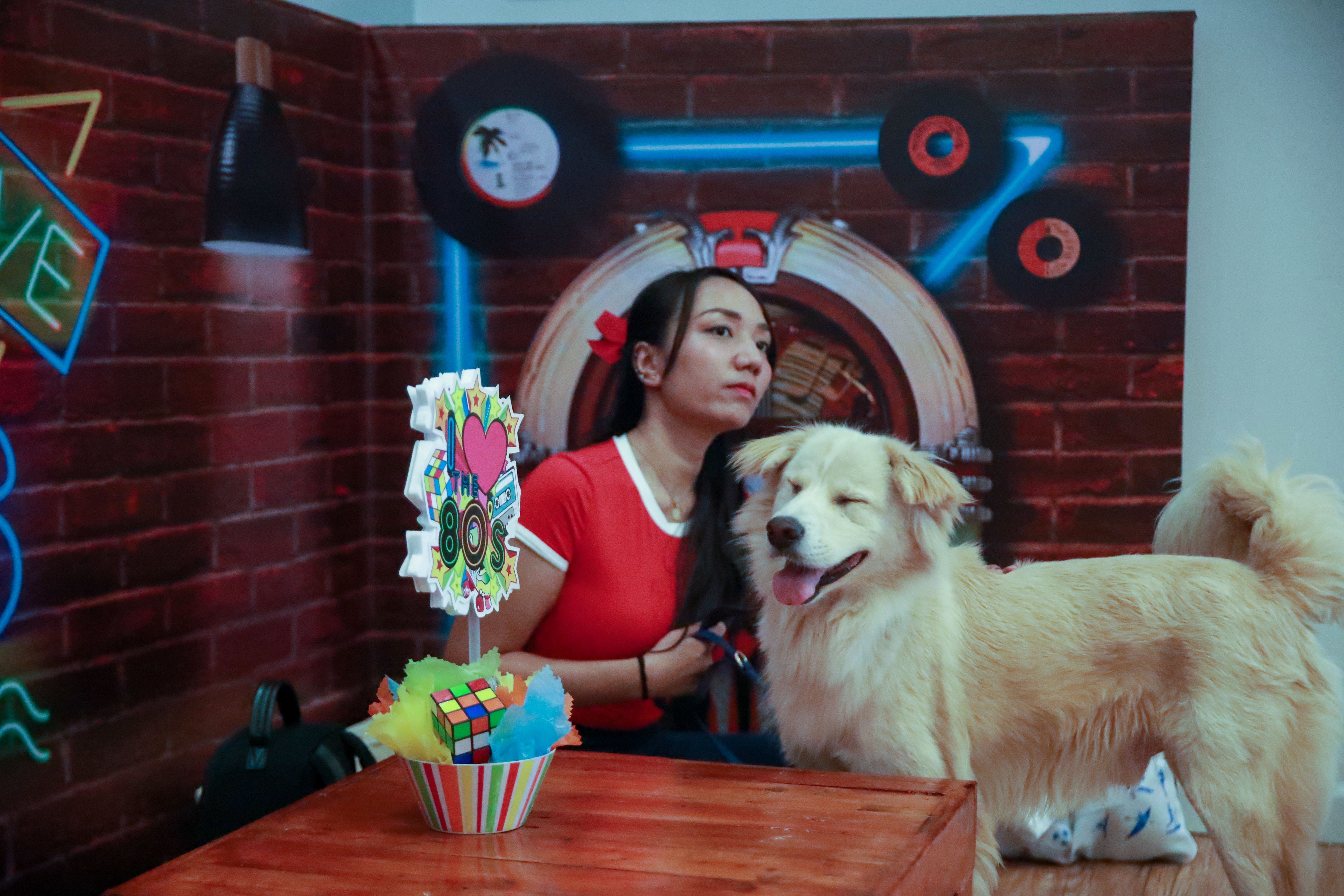Pet lover Erzuli Baluan and Branson go on their “Furst Date” at the Philippine Animal Welfare Society (PAWS) facility in Katipunan Quezon City on February 14, 2023. Jonathan Cellona, ABS-CBN News/File