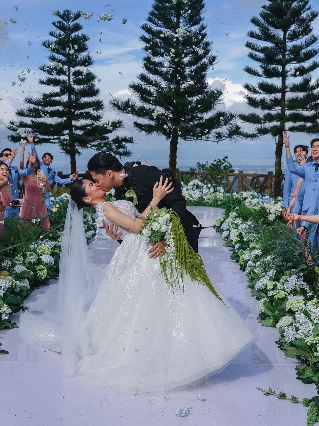 Loisa Andalio Wore a Dreamy Wedding Gown by This Spanish Bridal Brand