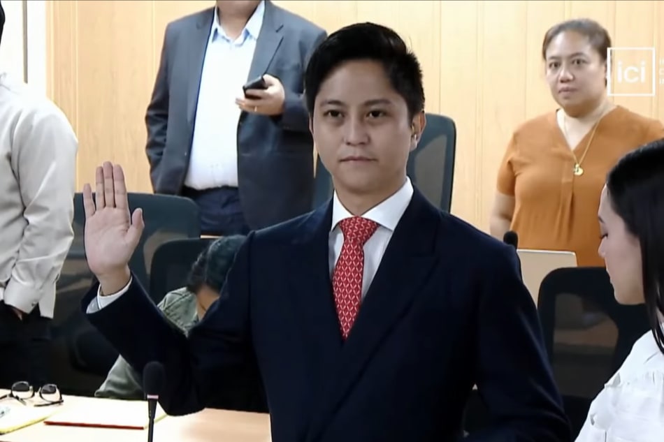 Sandro Marcos faces ICI: 'I came here on a voluntary basis' | ABS-CBN News