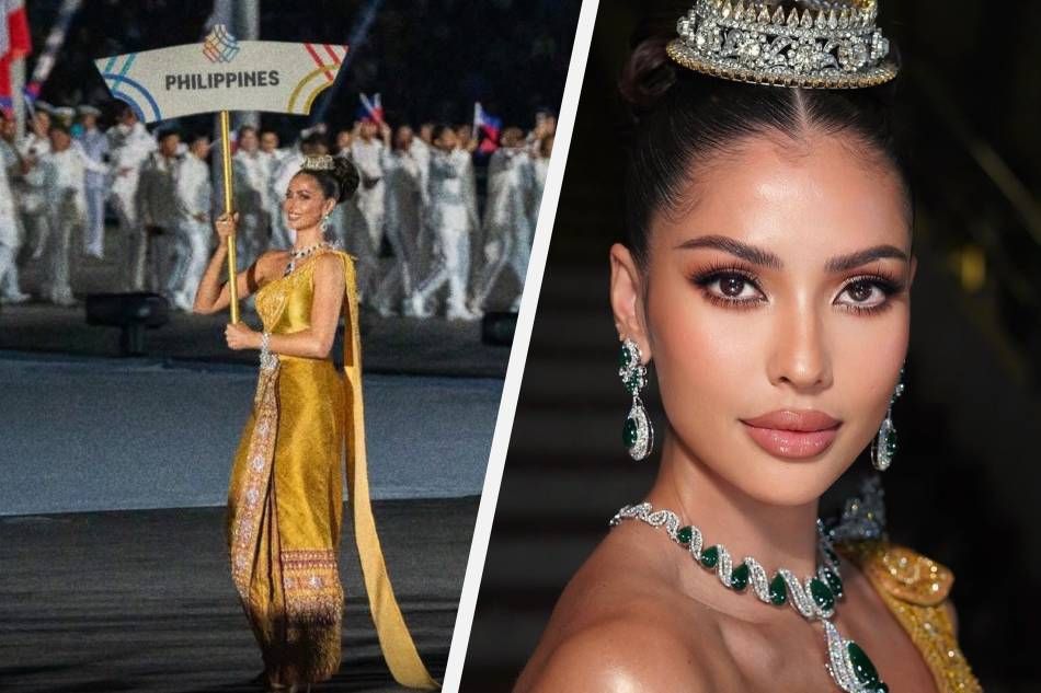 Thai beauty queen Anntonia Porsild during the 2025 SEA Games. Porsild/Instagram