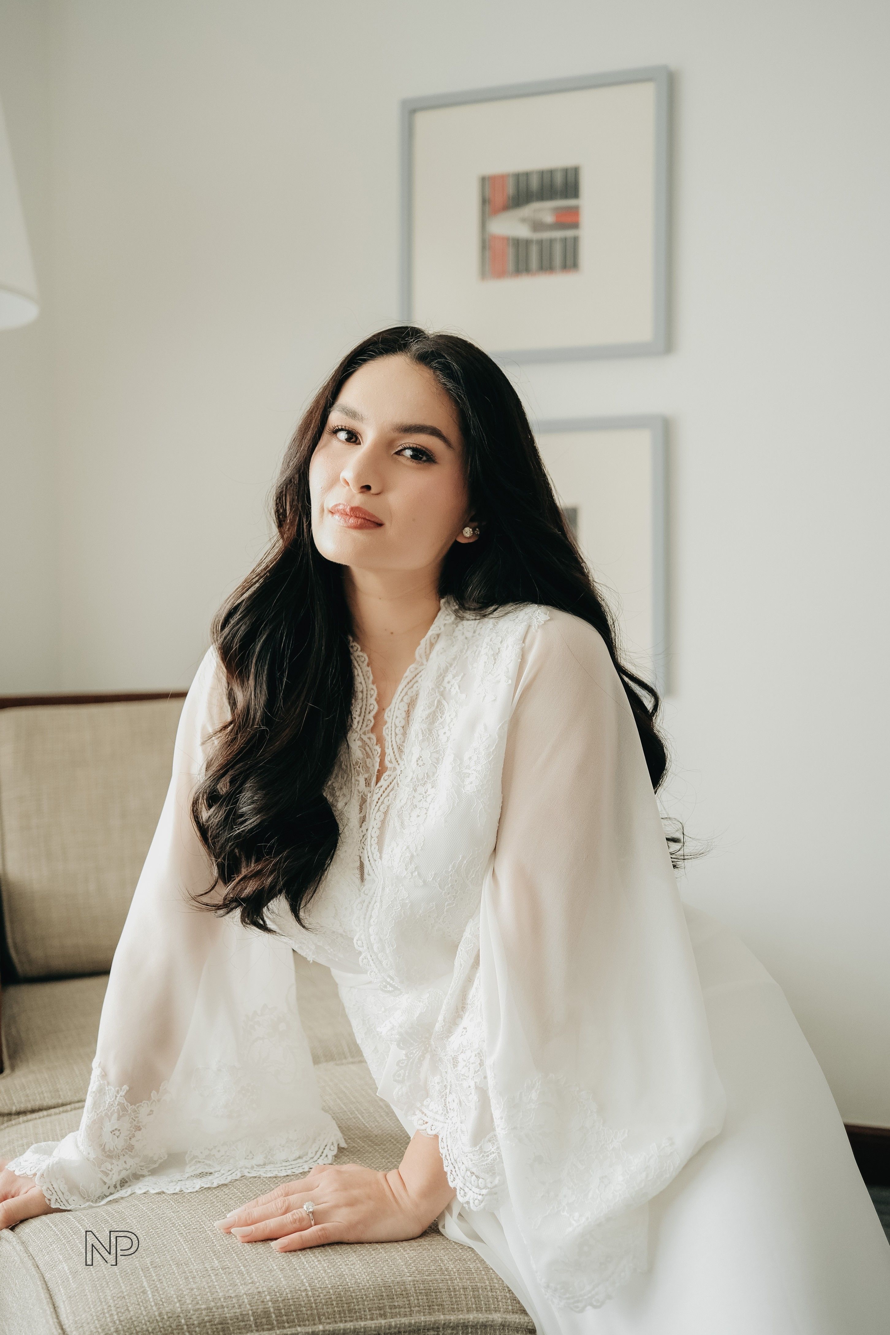 open lace back dress Selena Gomez White Tea-Length 60s Wedding Party Dress main image 1