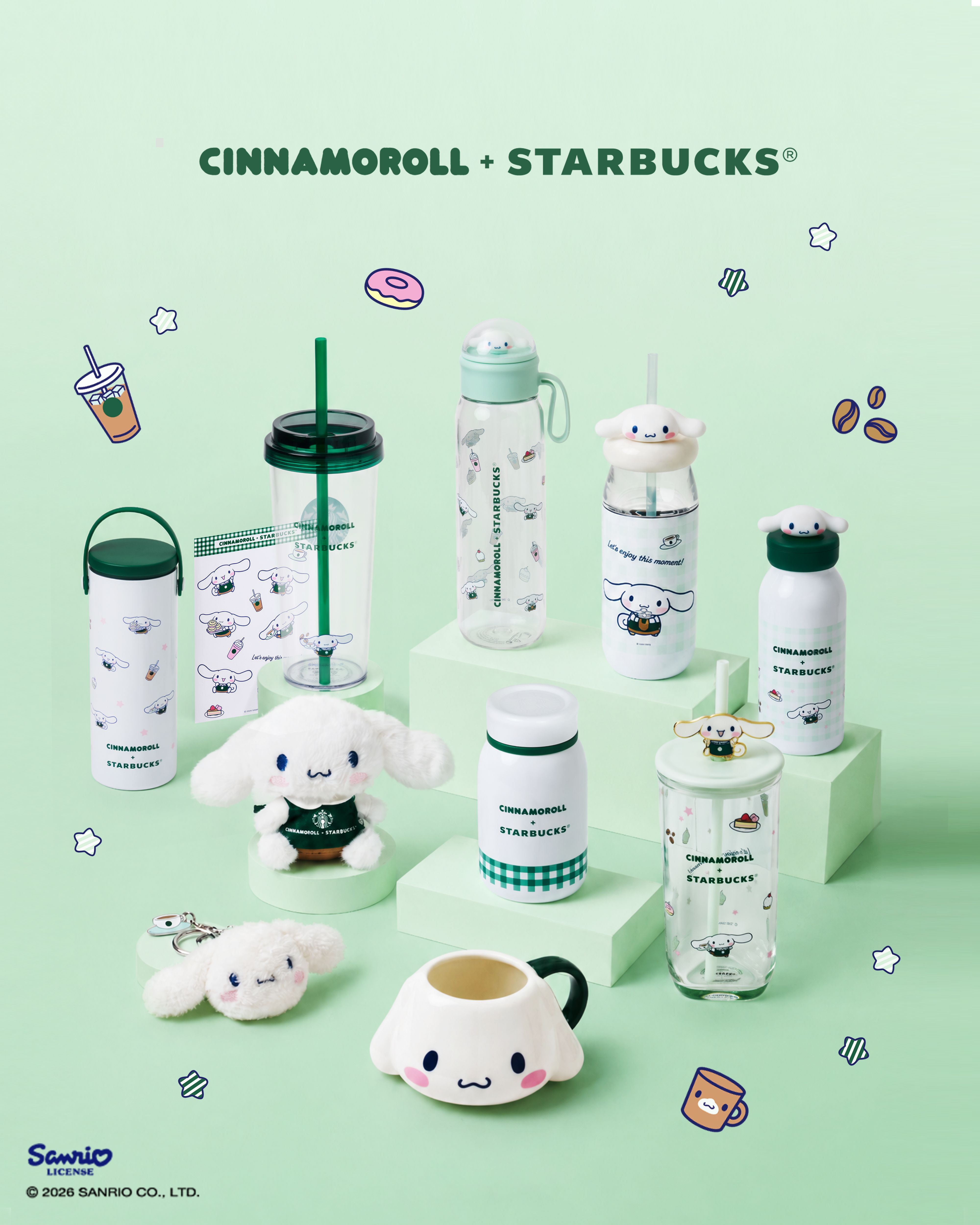 【フィリピン限定】Starbucks × CINNAMOROLL Starbucks releases PH-exclusive Cinnamoroll merch collection | ABS