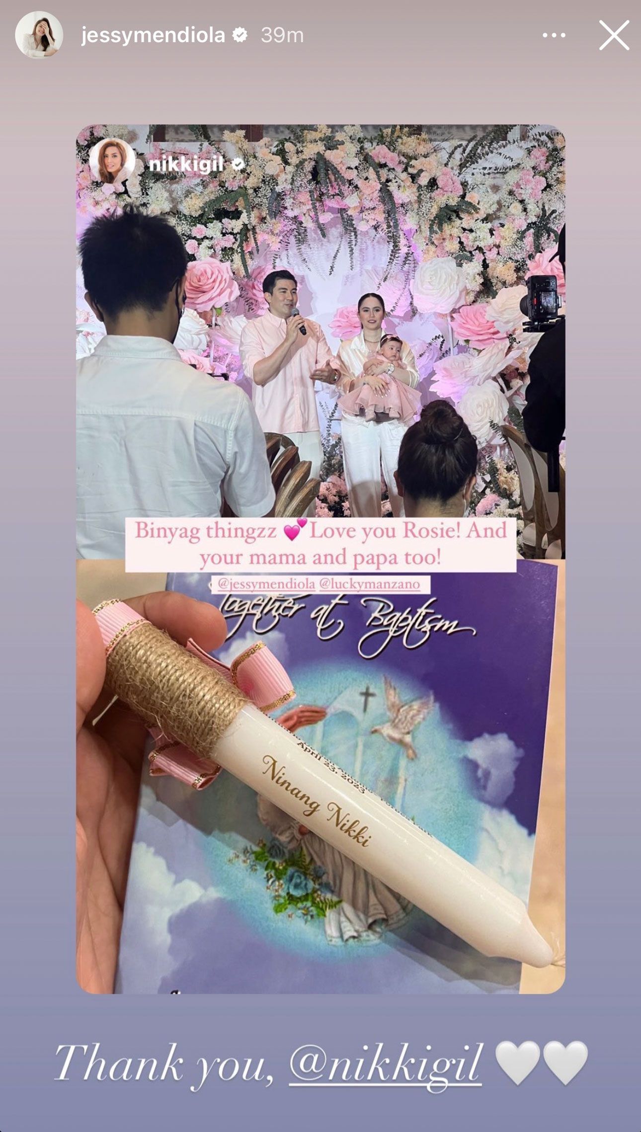 Jessy Mendiola, Luis Manzano’s daughter gets baptized